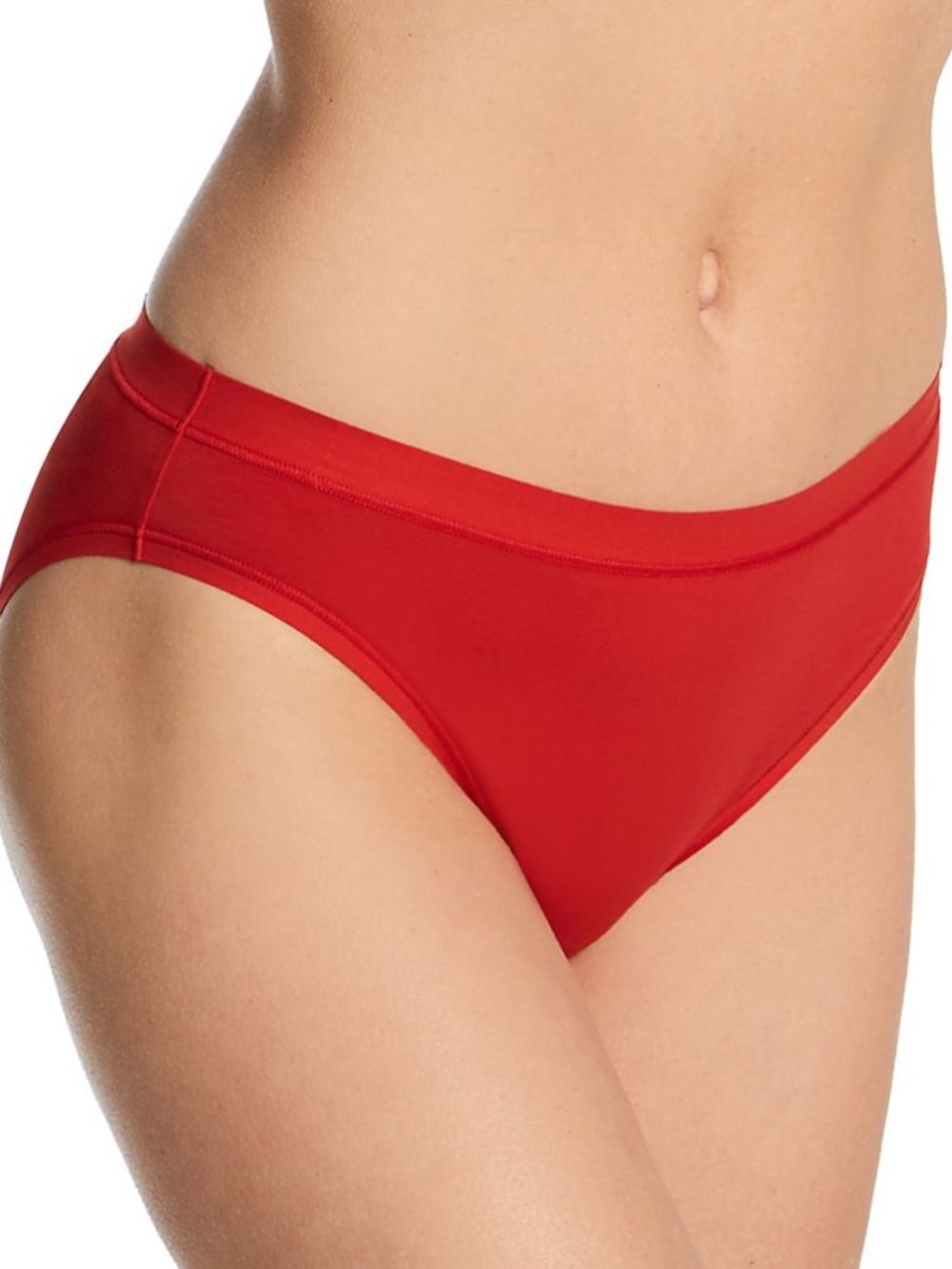 NEW Wacoal Understated Cotton Ultimate Comfort Bikini Panty 870362 Cherry Red